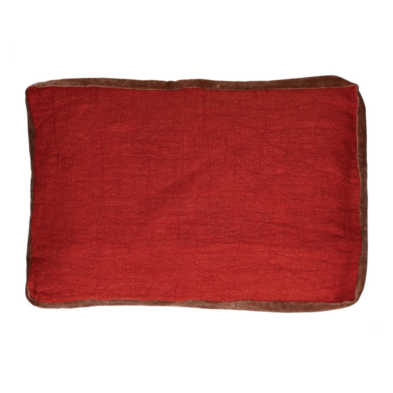 Coussin Alpha Borders, Rouge