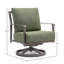 Chaise de patio pivotante avec coussins Aspen-78888637-78888638