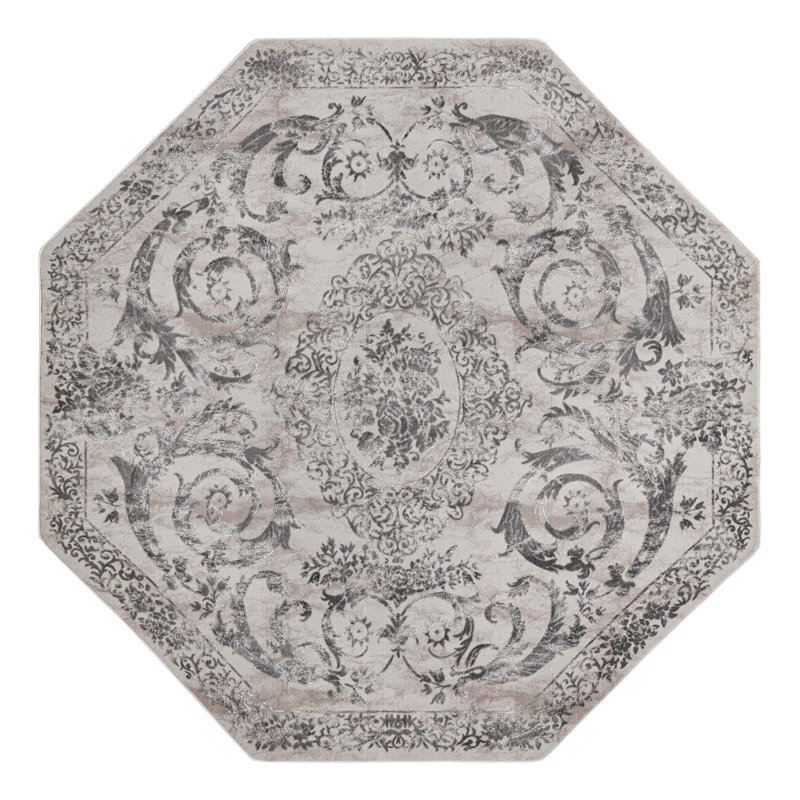 Senter Oriental Indoor Rug, Octagon 7'10" x 7'10"