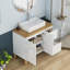 Meuble-lavabo autoportant avec lavabo