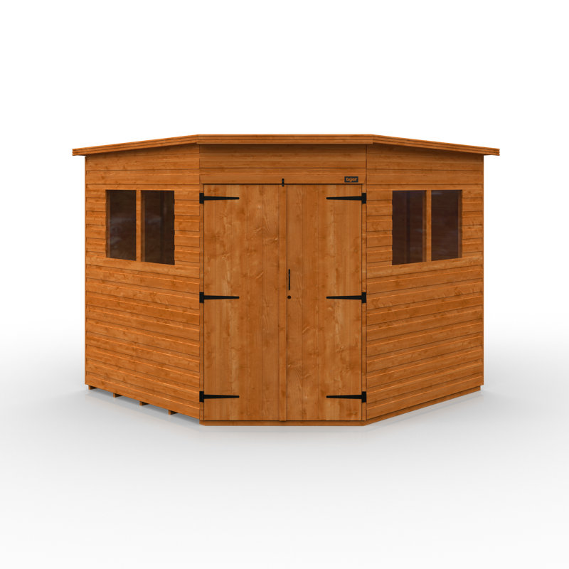 8x8w Tiger Deluxe Corner Shed