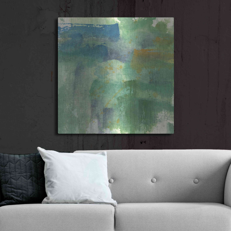 Wrought Studio™ 'Blue Accent II' by Chris Paschke, 36" H x 36" W 