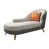 Similicuir beige / gris