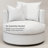 Eugenie Freya Oversized Down Fill Swivel Barrel Chair-368330765