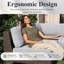 Wicker Outdoor Armless Lounge Chair-2020061445