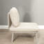 Canapé d'angle portatif, structure en acier, mobilier de jardin compact et moderne