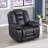 41'' Wide Faux Leather Manual Recliner Chair, Home Theater Seating For Living Room