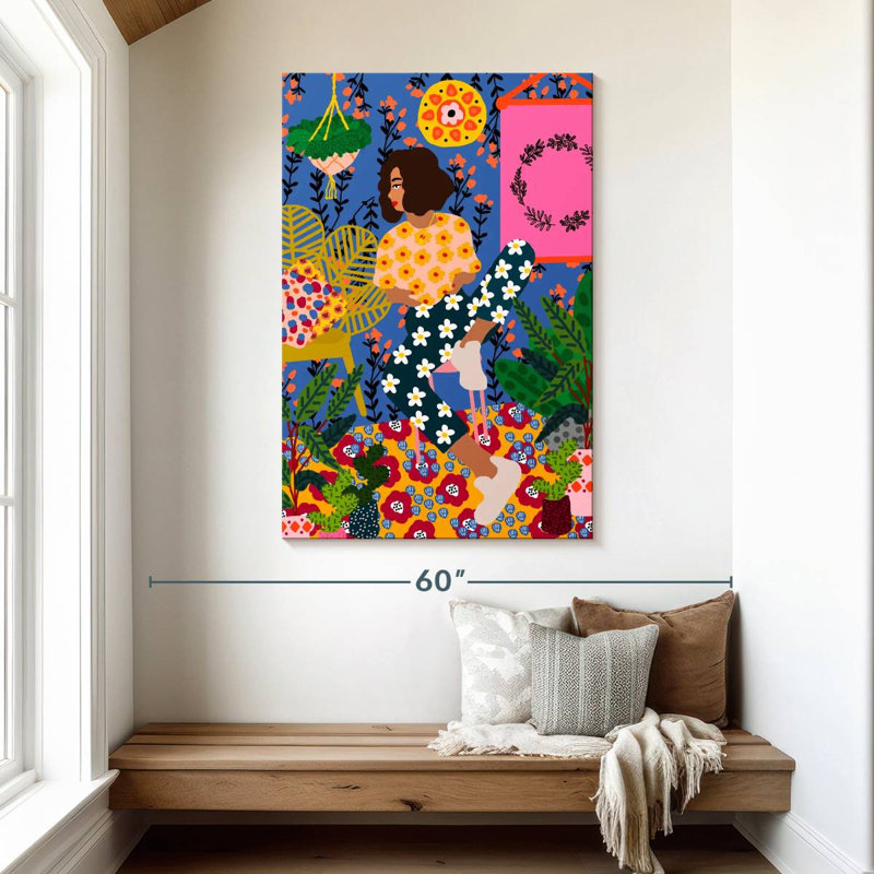 Leisha Just Chillin', 48" H x 32" W