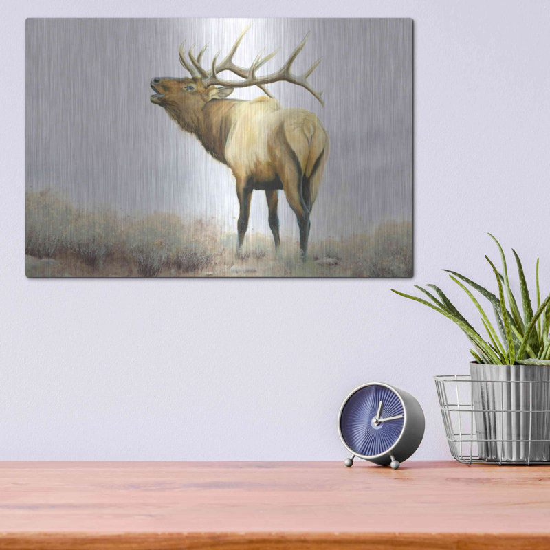 «Majestic Elk» par James Wiens, H 12 po x l 16 po