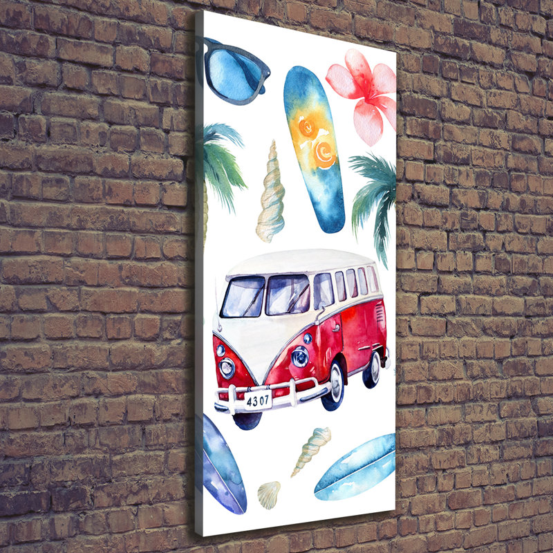 Surfer Set - Wrapped Canvas Print
