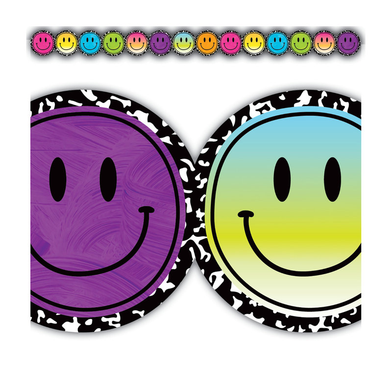 Bordure découpée découpée Brights 4Ever Smiley