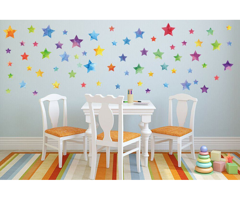 Abstract Non-Wall Damaging Wall Decal