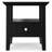 Acadian Solid Wood Transitional End Table with Drawer and Open Shelf