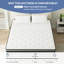 Matelas hybride mi-ferme 12 po avec dessus en mousse viscoélastique gélifiée-541835856