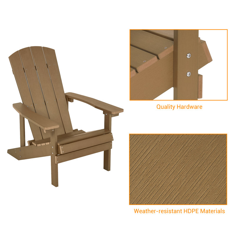 Chaise Adirondack Waskom, Teck