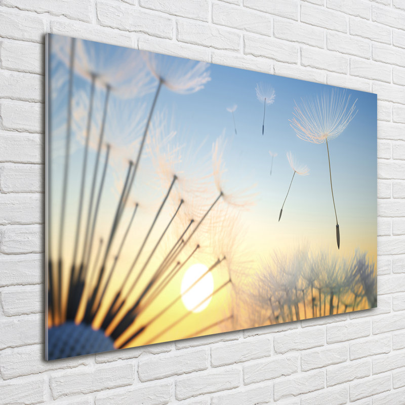 Dandelion Seeds - Unframed Art Prints on Glass