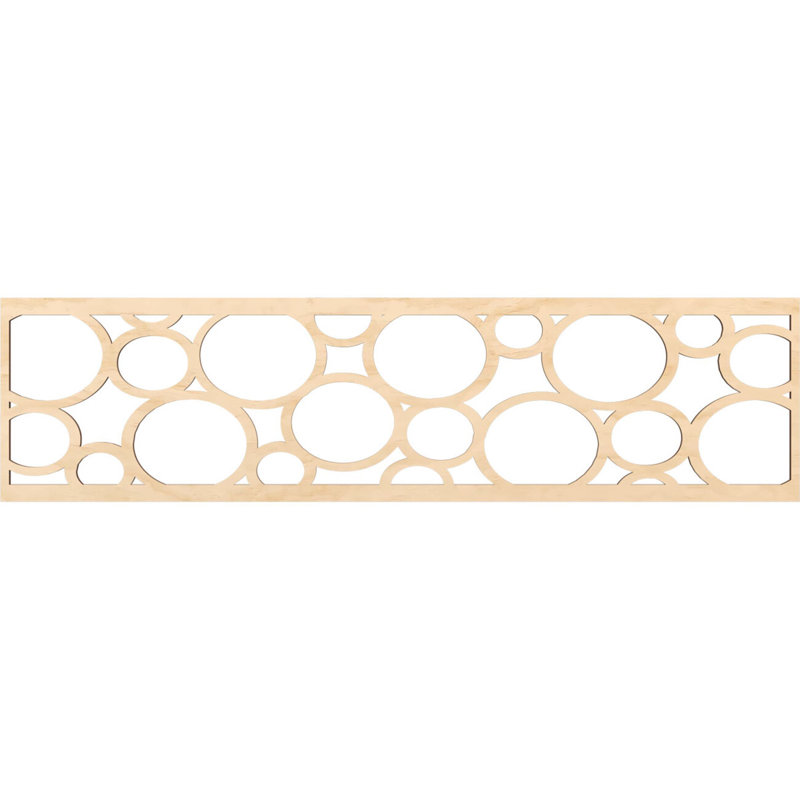 Moulure Hemingway, bouleau l 47 po x H 12 po x T 1/4 po, Bouleau, H 12 po x l 47 po x P 0,25 po