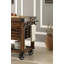 Distressed Chestnut Finish Kitchen Cart