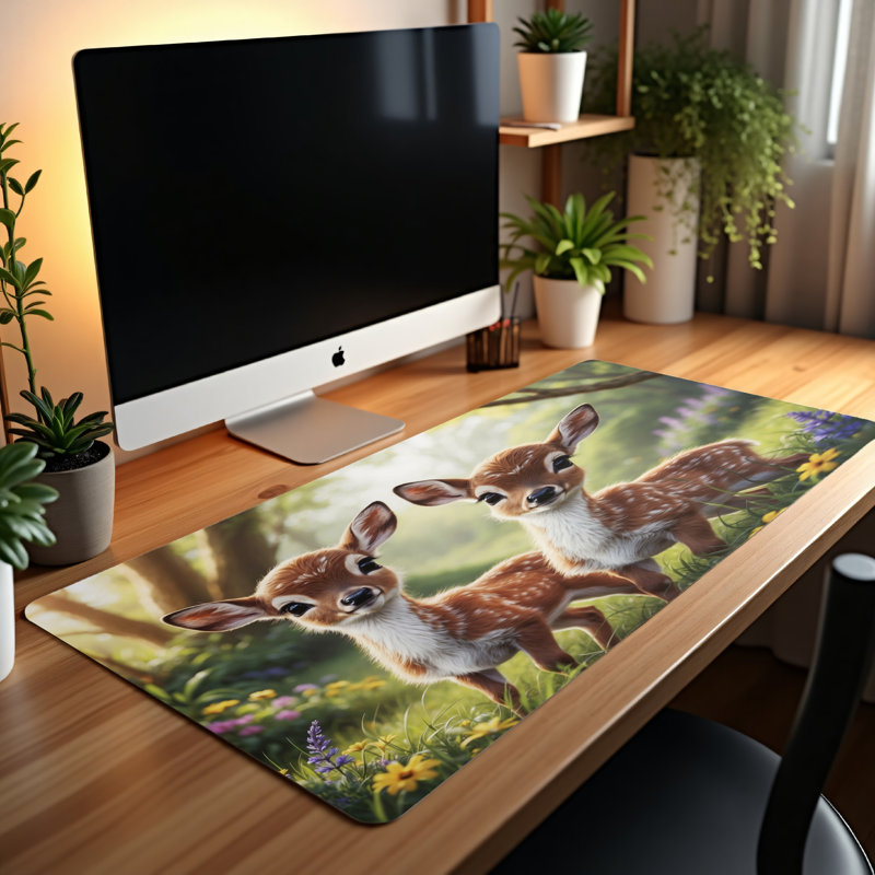 Polyester Desk Pad, 31.5x15.5