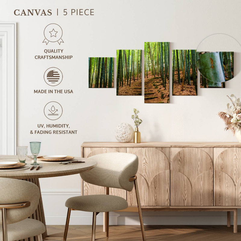 Iconic Kyoto Bamboo Forest, 24" H x 55" W