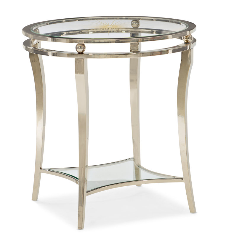 Caracole Classic Glass End Table
