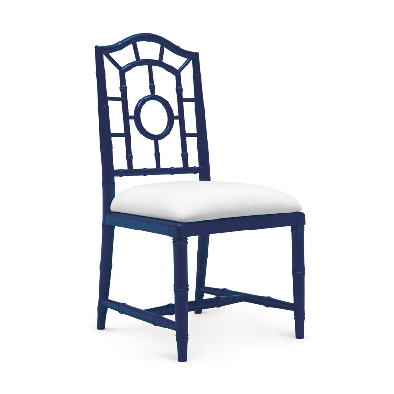 Chloe Upholstered Dining Chair, Navy Blue