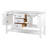 Nurtene 60'' Double Bathroom Vanity with Poly Marble Top-1371098978-1370786462