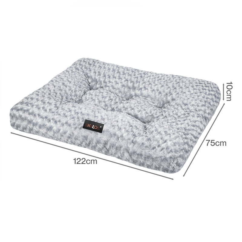 Polyester Pet Bed, 10cm H x 122cm W x 75cm D