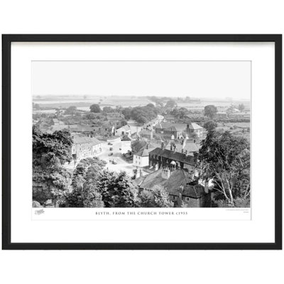Blyth, From The Church Tower C1955 - Single Picture Frame Print