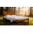 Sunset Solid Wood Bed Frame Solid Wood Bed Frame with Artistic Patterned Headboard, Mid-Century Art Deco Design-966595032-966595038