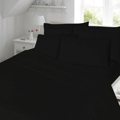 Prempal Cotton Blend Solid Colour Duvet Cover with Pillowcases