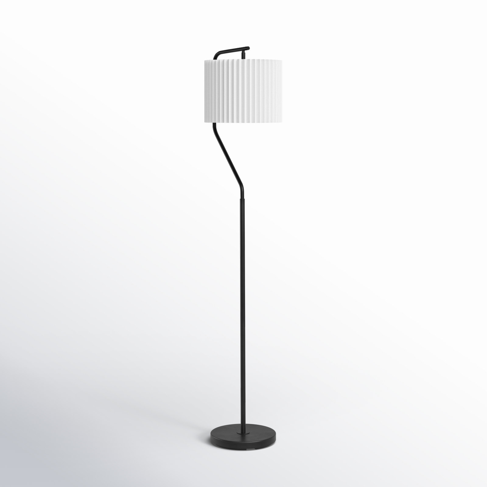 Bedivere 60'' Steel Floor Lamp, Black