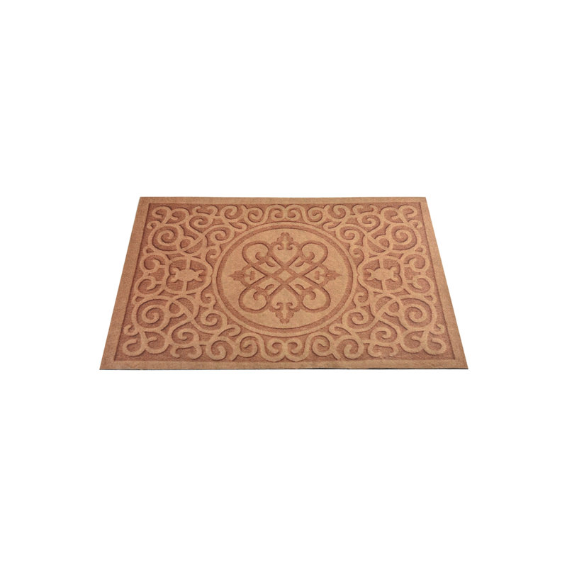 Durable PVC Doormat, Non-Slip Underside, 15.7 x 23.6 inches | 100% PVC Material, Machine Washable at 86°F | Perfect for Indoor & Outdoor Use, Easy to Clean, Stylish & Functional Welcome Mat