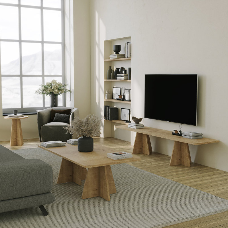 Keikei TV Stand, Natural