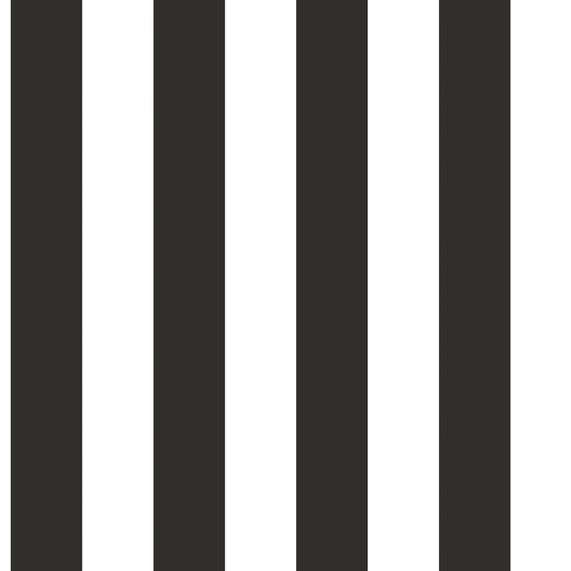 Divisadero 10m x 53cm Matte Wallpaper Roll, Black/White