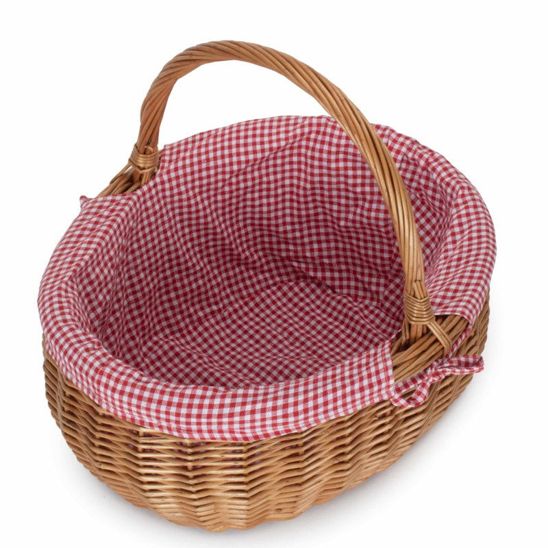 August Grove Wicker Decorative Basket