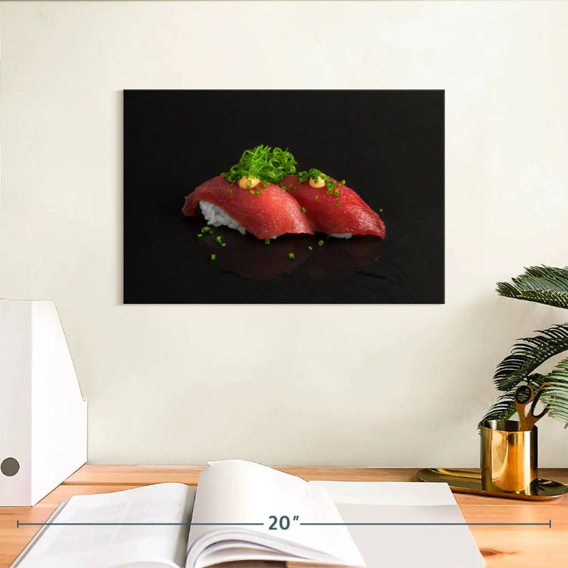 Yarlin nigiri sushi, H 8 po x l 12 po