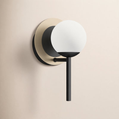 Ryian Single Light Glass Dimmable Wallchiere