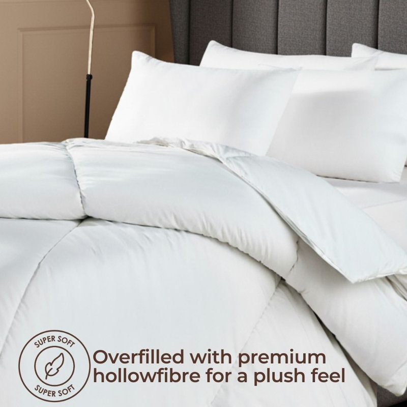MHG Living 13.5 Tog Winter Duvet Breathable Bedding for Cold Nights - Available Single/Double/King/Super King , Single
