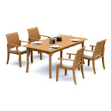 Lagos Outdoor - Piece Teak Dining Set