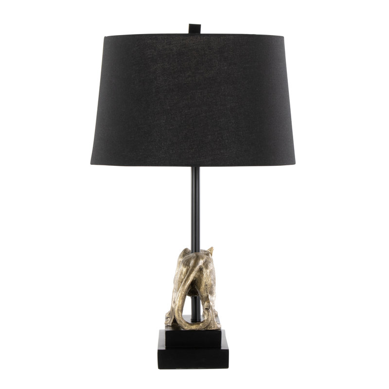 Panther 26" Polyresin Table Lamp - Set of 2