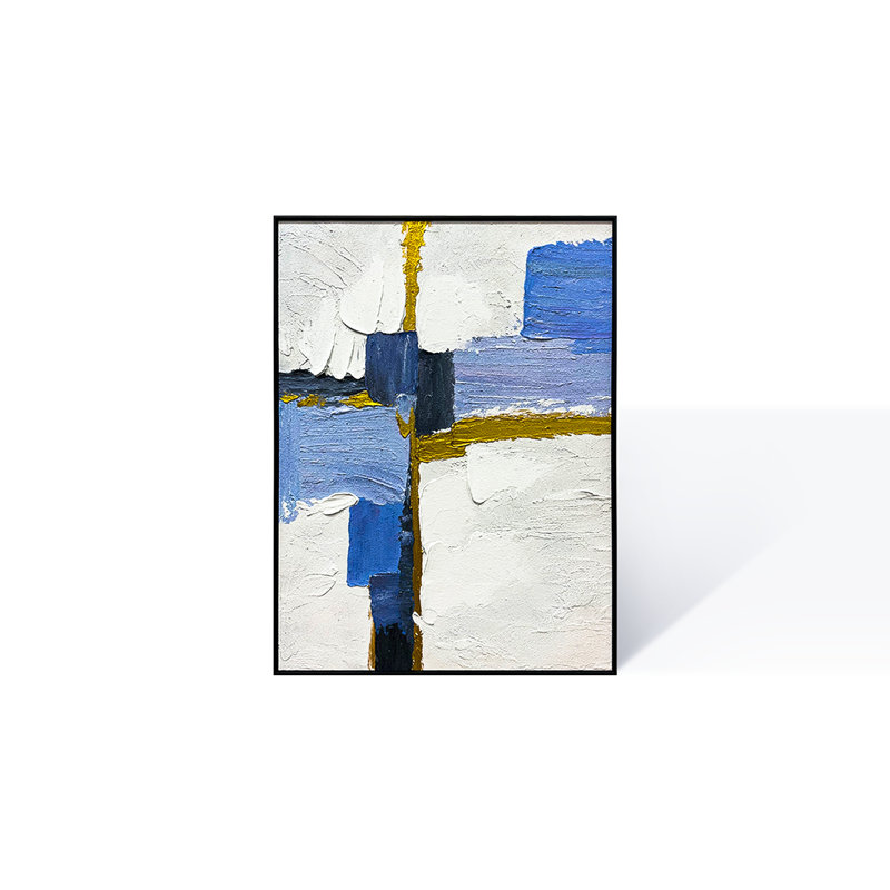 Cubical - Single Picture Frame Print on Canvas