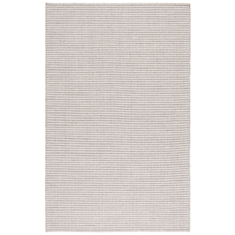 Tapis de couleur unie en laine tissé à la main Natura, Rectangle de 5 pi x 8 pi