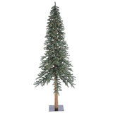 Alpine 9' H Lighted Artificial Pine Christmas Tree