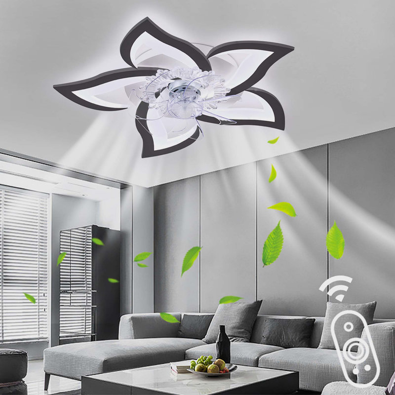Ventilateur de plafond 14 po Ehme, Noir