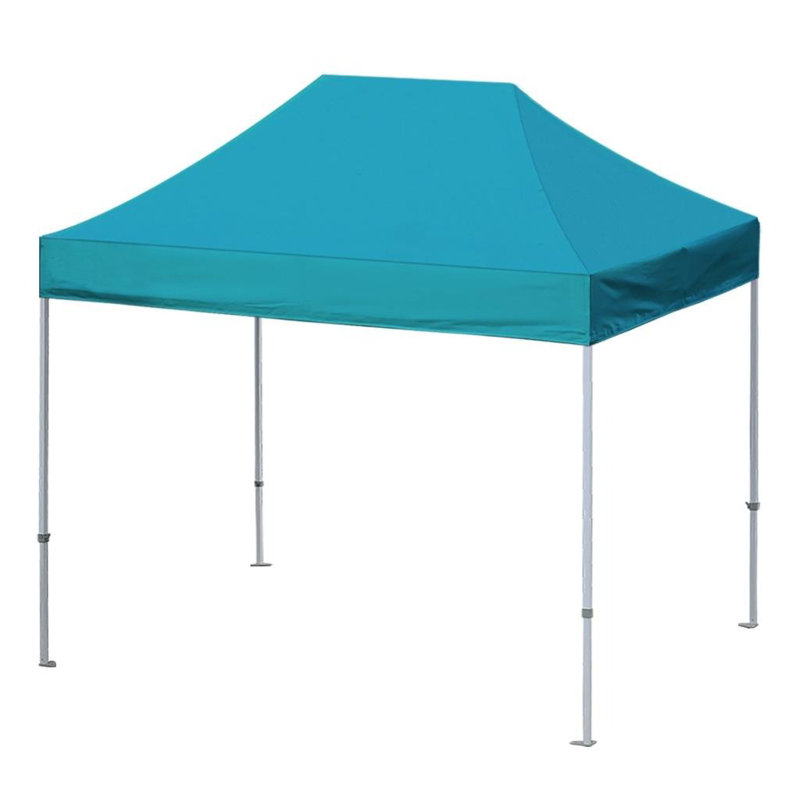 Amaziyah 96 Ft. W x 96 Ft. D Steel Pop-Up Canopy, Turquoise Blue, 8ft x 12ft