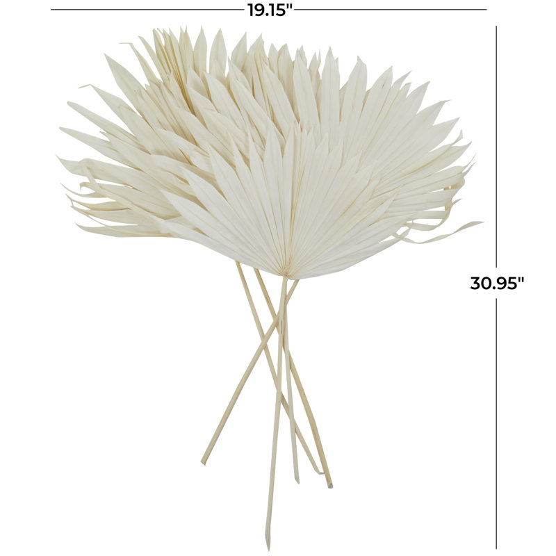 Landscape & Nature Vase Filler, 30.95" H X 19.15" W X 3.3" D, White