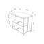 Cuaron Rectangular Bar Cabinet with Open Shelves-1667371492