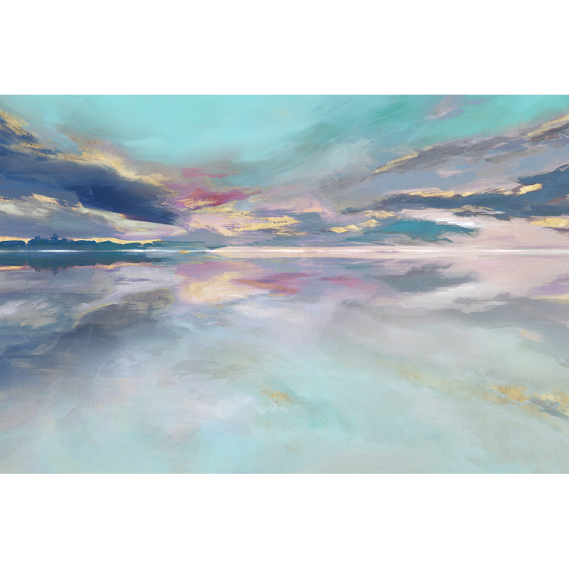 «Reflection Basin On Canvas» par Isabelle Z, reproduction, H 12 po x l 18 po