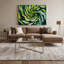 «Botanical Hostas», art mural sur toile verte-1378106286